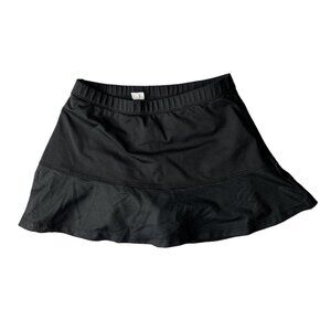 Novara Cycling Skort Girls Medium Black Padded Skirt Elastic Waist Bicycle